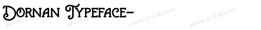 Dornan Typeface字体转换